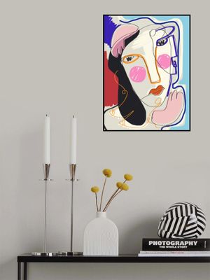 Muse Line Art Portrait