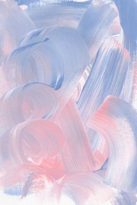Pastel Brushstrokes In Blue And Pink Hues