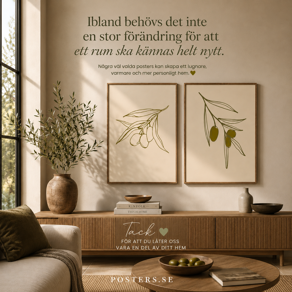 Dekorera med posters till sommaren – 7 enkla sätt att skapa en ljusare känsla hemma