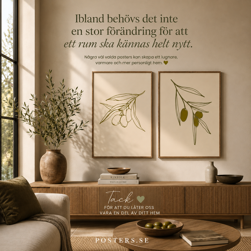 Dekorera med posters till sommaren – 7 enkla sätt att skapa en ljusare känsla hemma