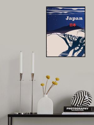 Japan Winter Travel Poster