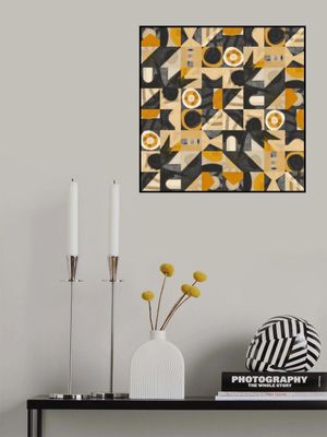 Mid Century Grid Pattern Eight