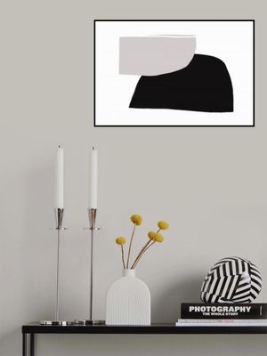 Monochrome Organic Shapes