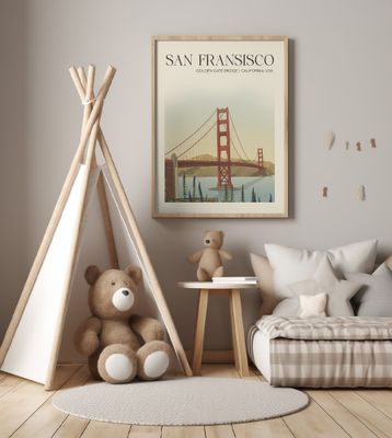 San Fransisco Travel Poster