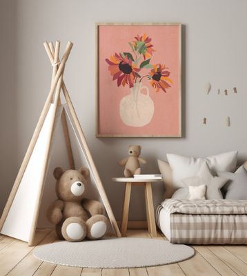 Sunflowers In A Vase