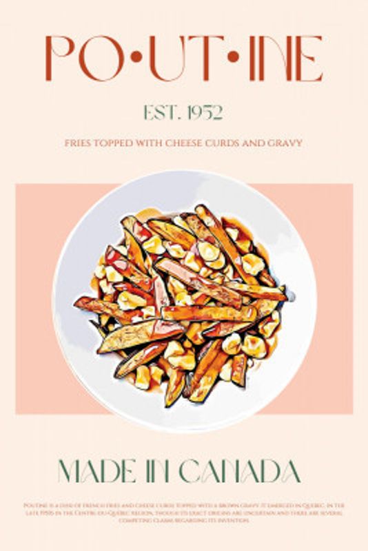 Poutine Print