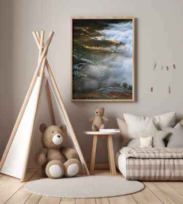 Colorful rice terraces