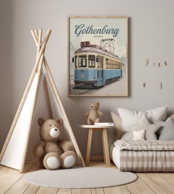 Gothenburg Travel Poster