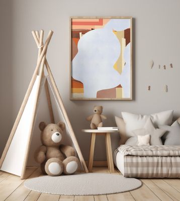 Geometric Shapes And Fluid Forms