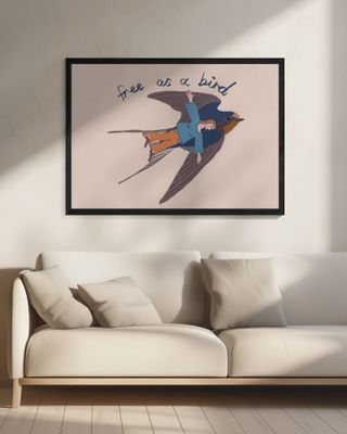 Free as a bird, starling