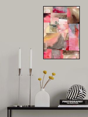 Watercolor abstract composition 6