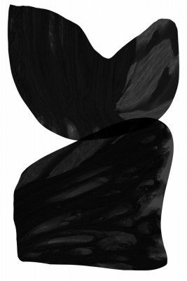 Abstract Black Forms No.2