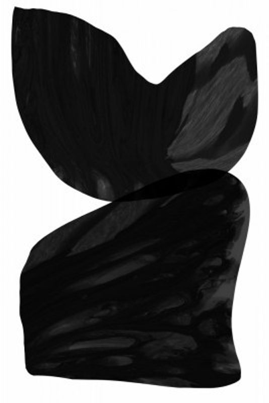Abstract Black Forms No.2