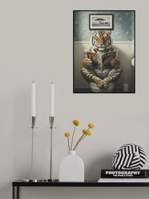 Tiger In the Bathroom