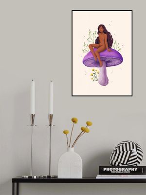 Purple Mushroom Goddess