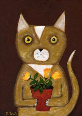 Pot Plant Cat
