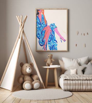 Portrait Woman in robe