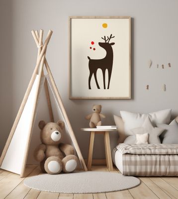 Rudolph Searching for His Nose