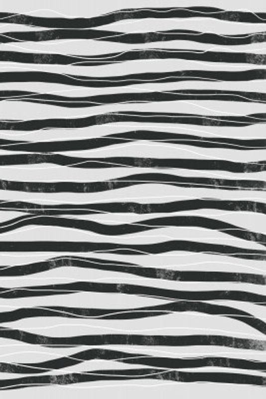 Black and White Waves Lines