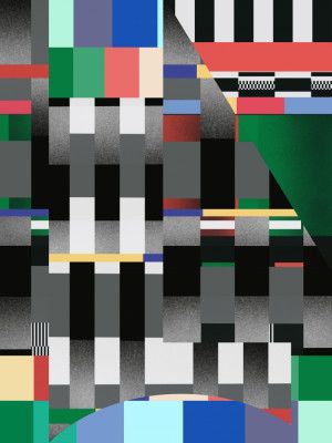 Glitch abstract artwork 01