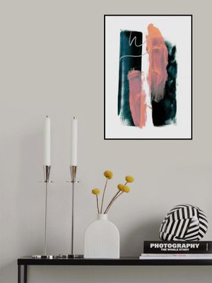 Abstract Brush Strokes 3x A1