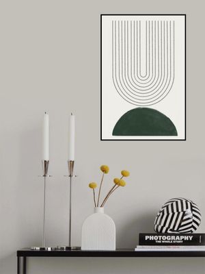 Green Mid Century Modern No.5