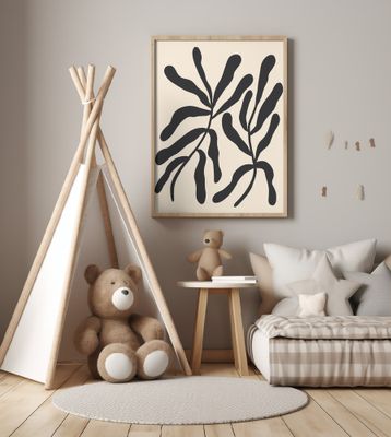 Black Stylized Branches