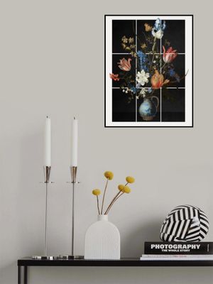 Flowers In a Wan Li Vase   a Framed Edition
