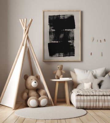 Abstract Brush Strokes 180Y