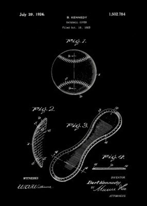 Baseball Cover Patent 1923