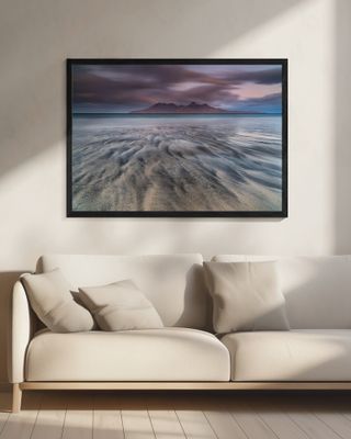 Colourful sunrise at Laig Bay