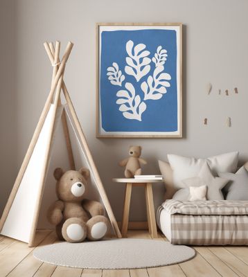 White Leaves Silhouette