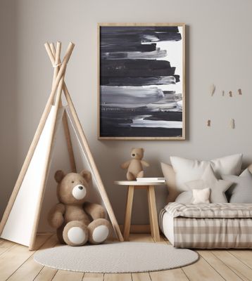 Monochrome Brushstrokes