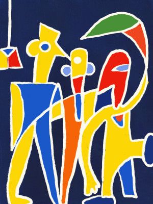 Geometric Shapes And Figures In Colorful