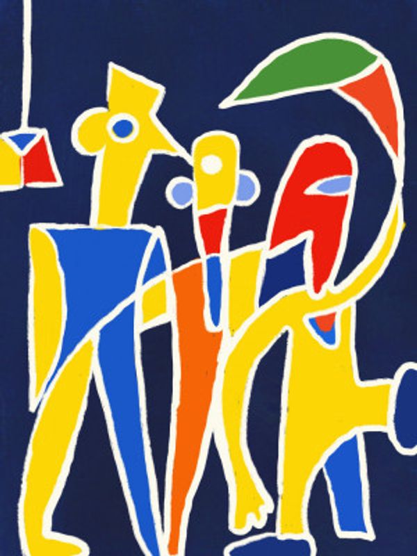 Geometric Shapes And Figures In Colorful