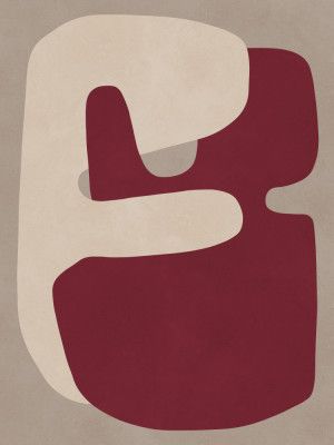 Red geometric shapes