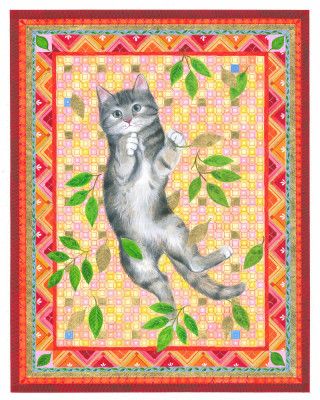 Kitten and the Falling Leaves