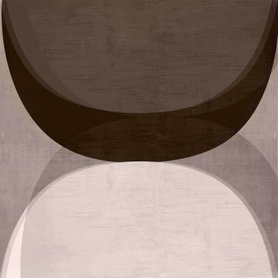 Modern Mocha Abstract Shapes 2