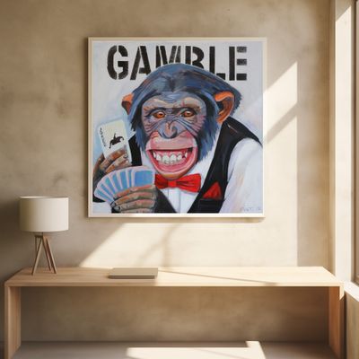 Primate's Poker Face