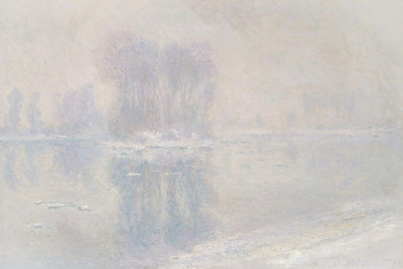 Ice Floes (1893) By Claude Monet