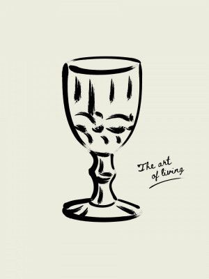 Elegant Goblet Sketch