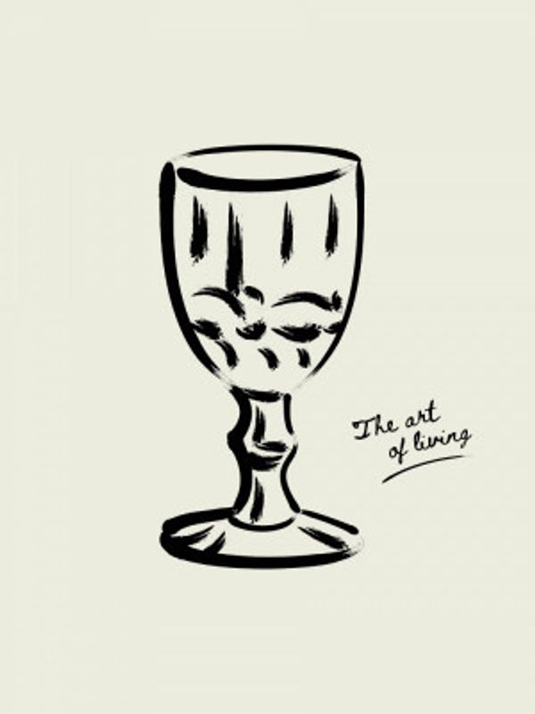 Elegant Goblet Sketch