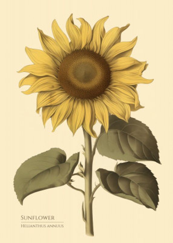 Vintage Sunflower