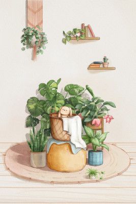 Greenery Plants Room