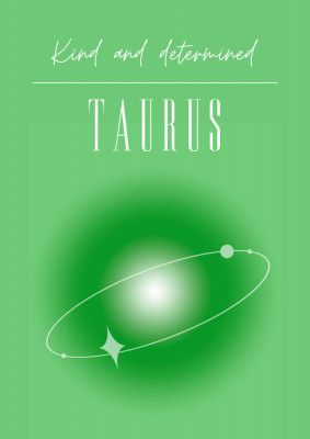 Taurus Zodiac Print Art