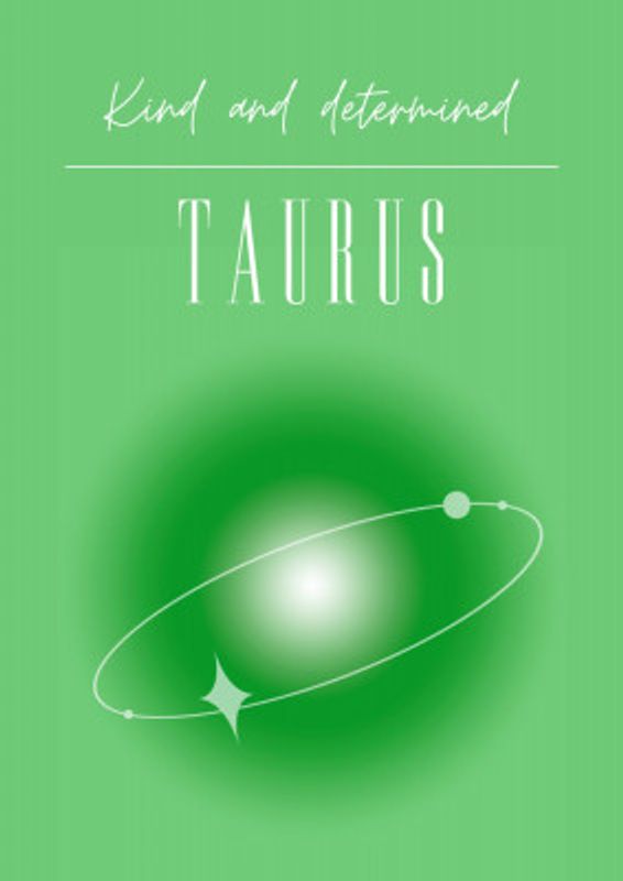 Taurus Zodiac Print Art