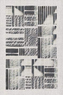 Geometric Patterns With Textured Monochrome Lines