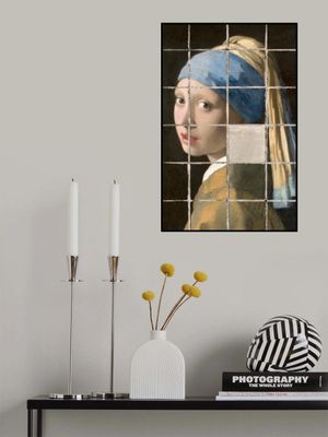 Girl With Pearl   the Bad Tiling Edition