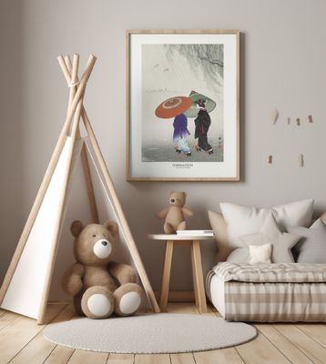 Two Women In The Rain