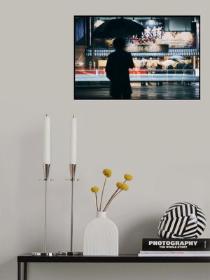 A rainy day in Osaka, Japan.